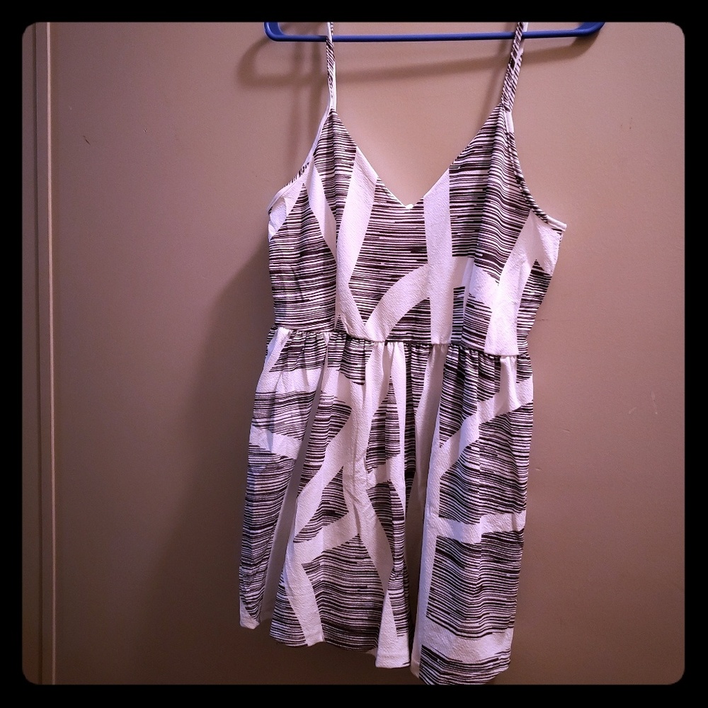 Black & white romper